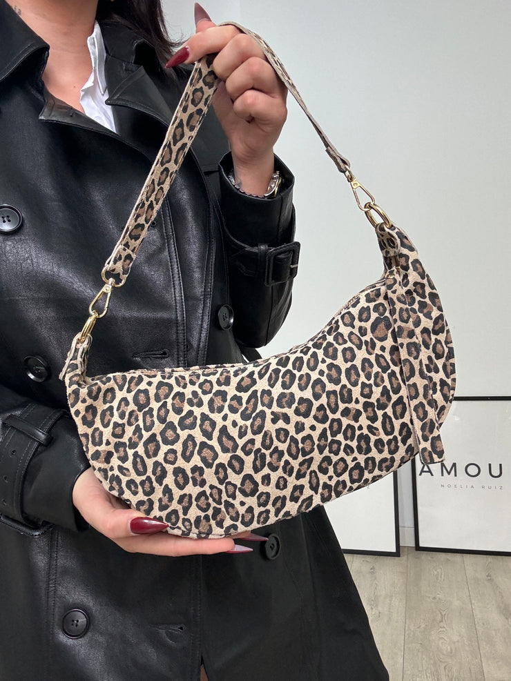 Bolso piel animal print