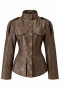 CHAQUETA VICTORIA HÉRITAGE – MARRÓN CHOCOLATE