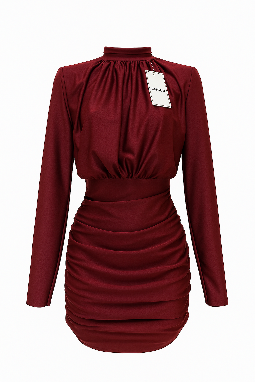 Vestido licra espalda lazo