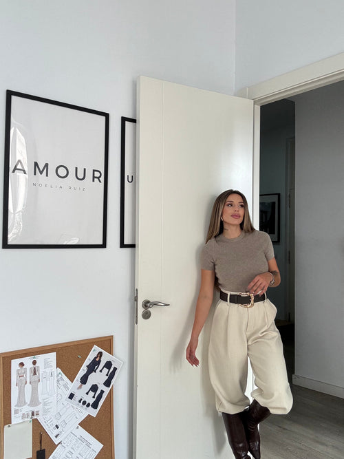 PREMIUM- Pantalón Siena Crema