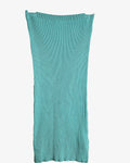 Aqua green knit skirt