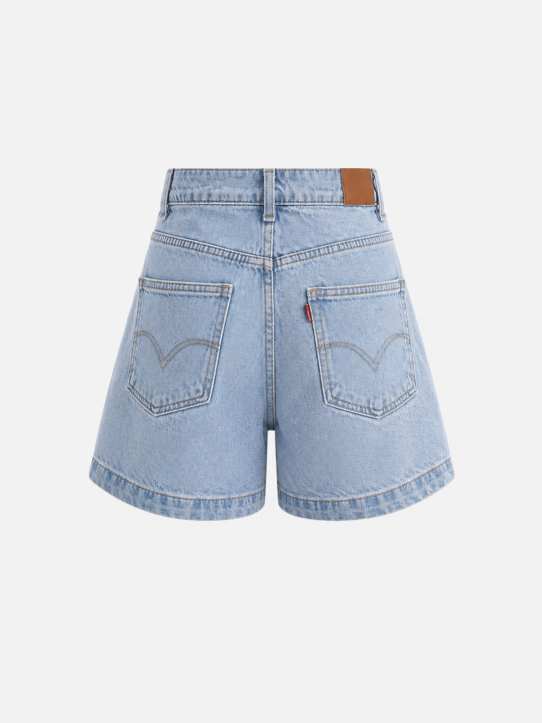 Jeans-Bermudas mit Nieten